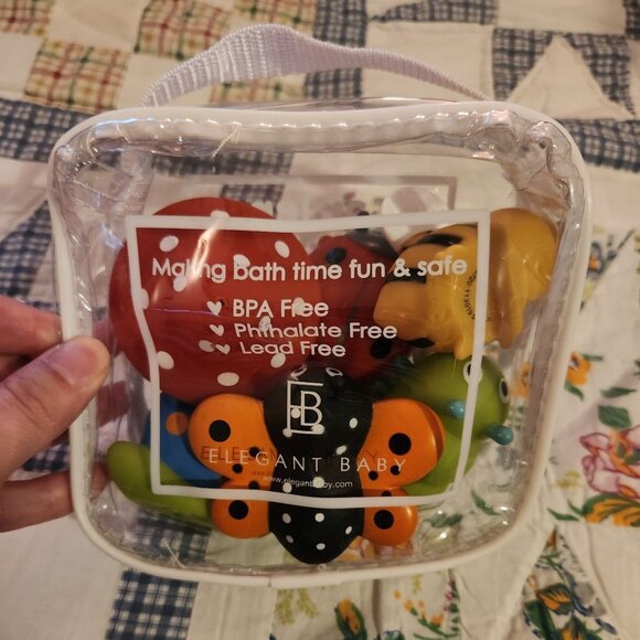 Elegant Baby Garden Party Squirtie Set NWT - Picture 2 of 3